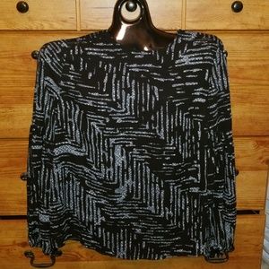 Mossimo sheer print blouse